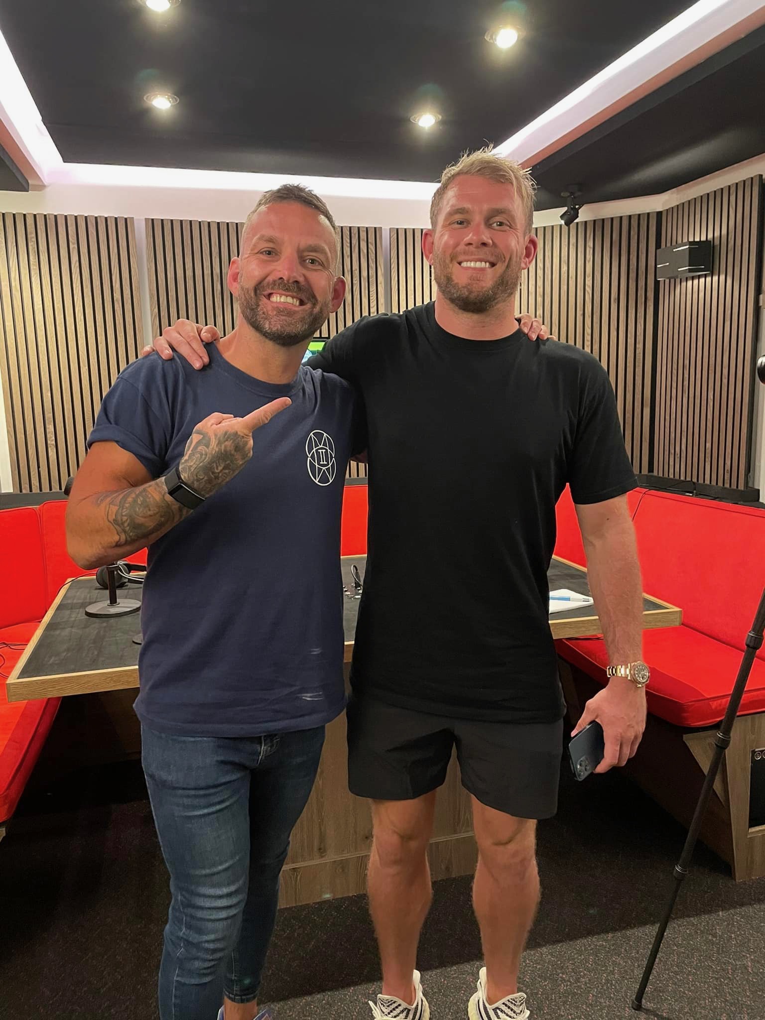 Paul Mort with James Smith